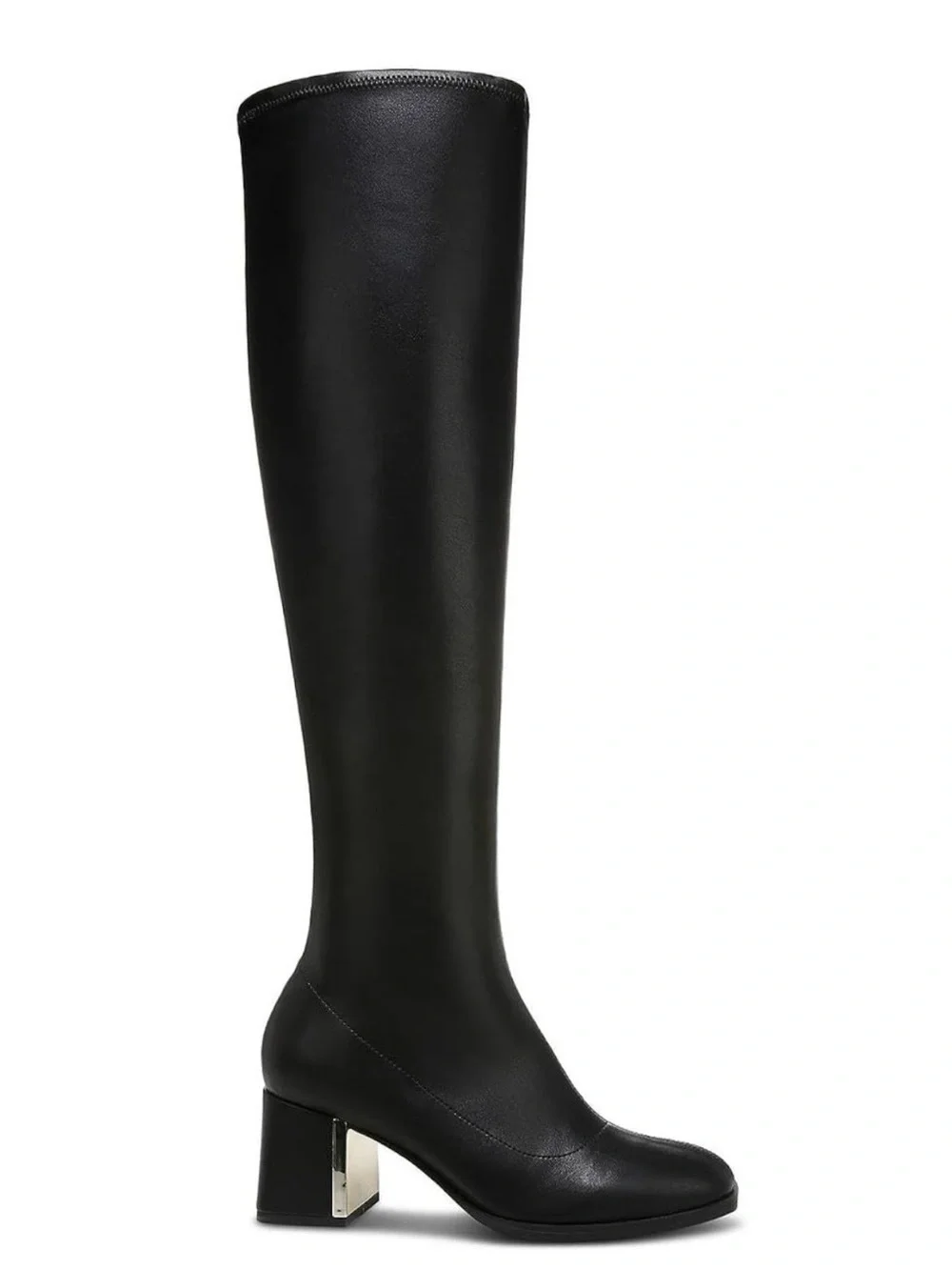 Alfani Black Nanda Square Toe Block Heel Boots